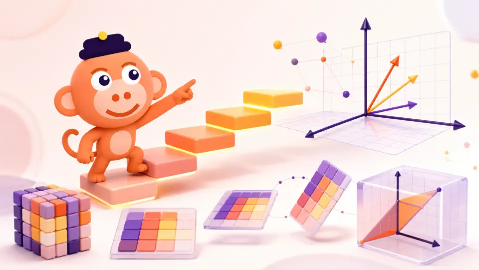 Illustration for How to Learn Linear Algebra Step by Step